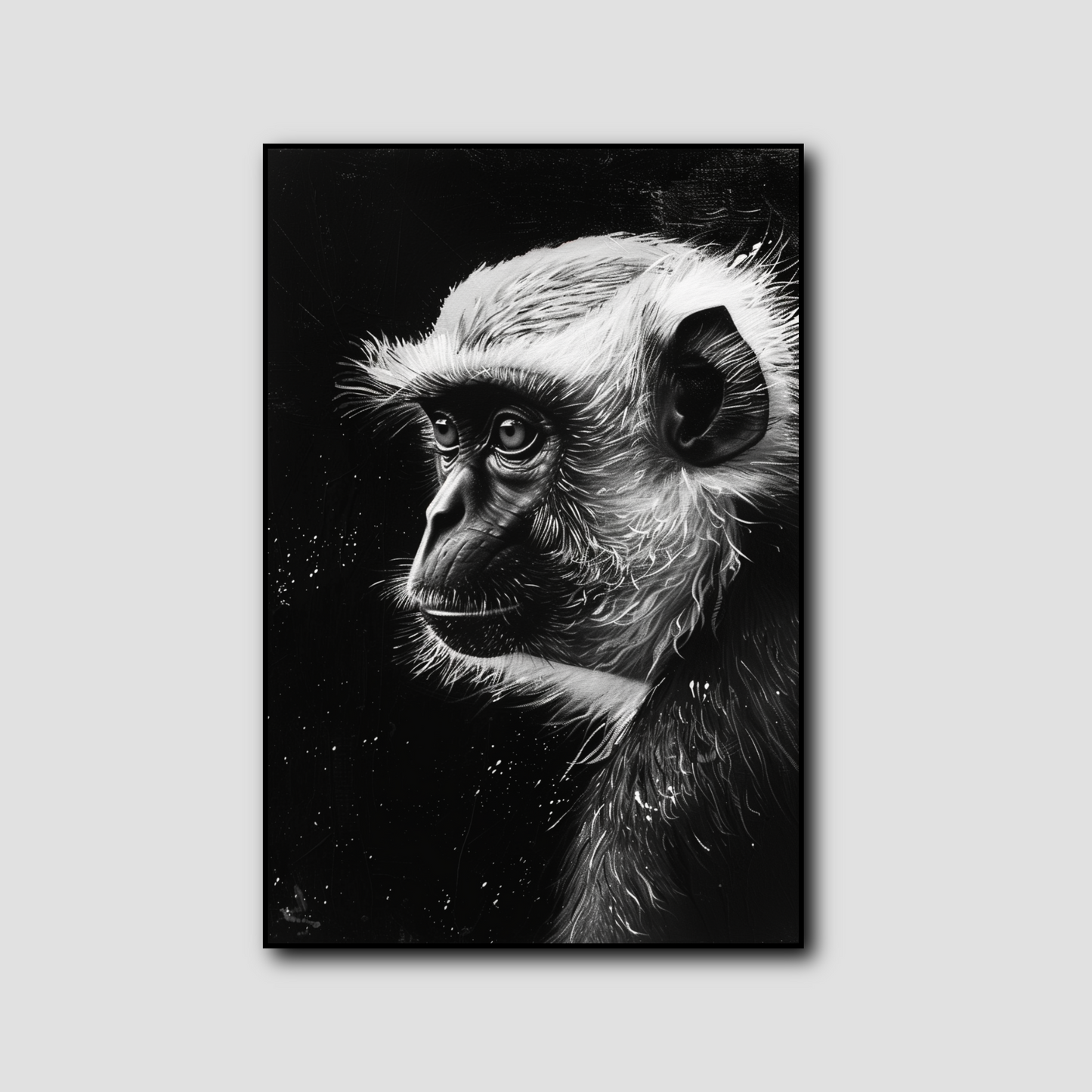 Tableau Singe de Profil