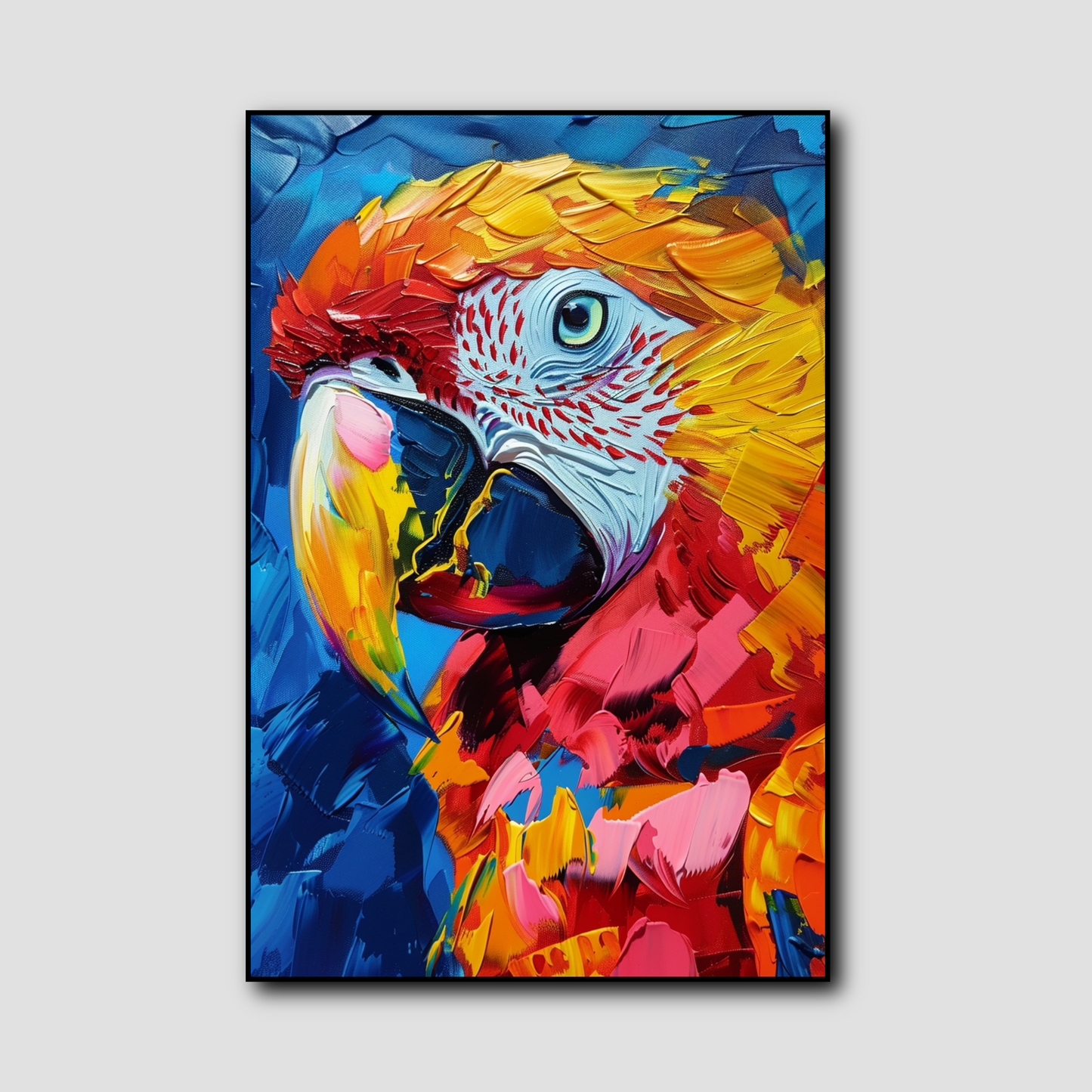 Tableau Perroquet Coloré