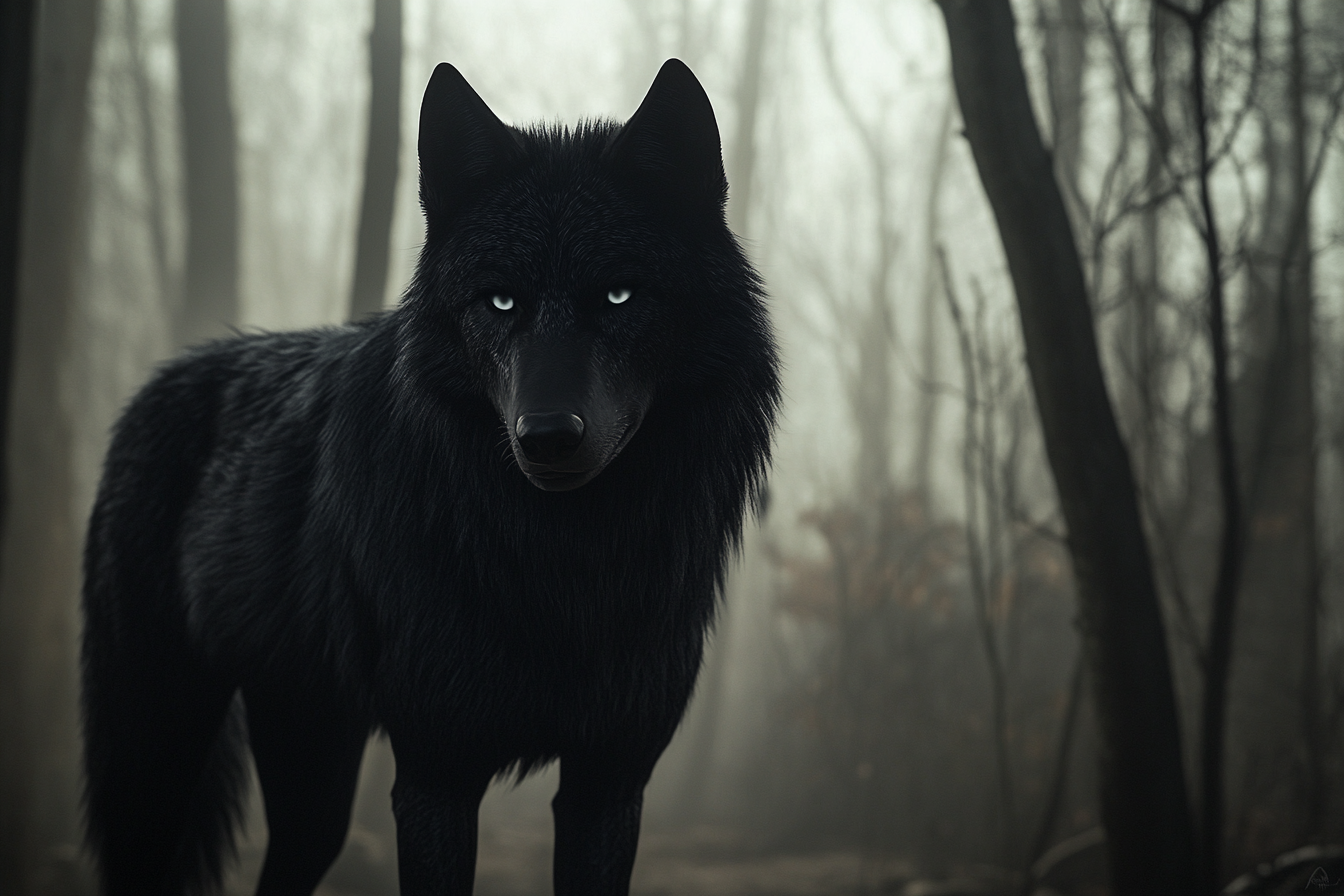 Tableau Loup Sauvage