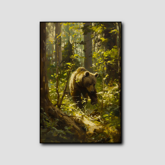 Tableau Ours de la forêt