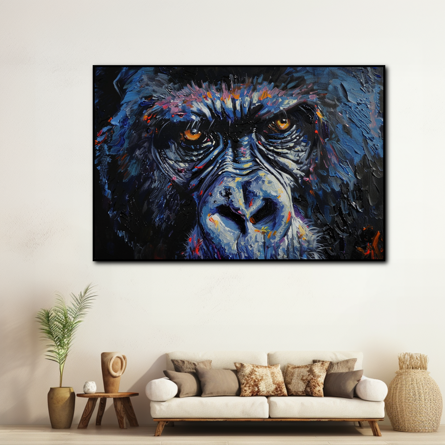 Peinture Moderne Gorille