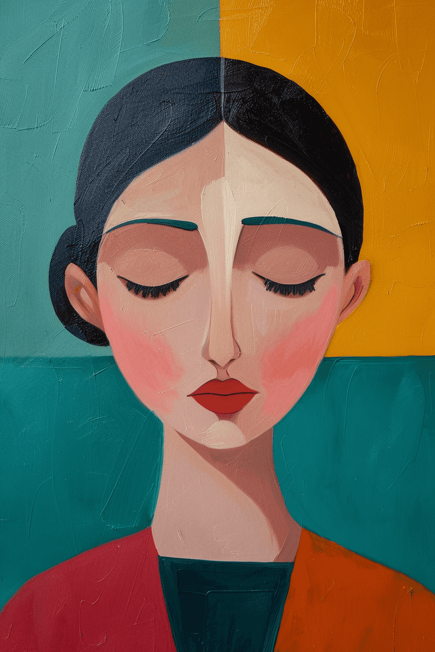 Tableau Femme Couleur