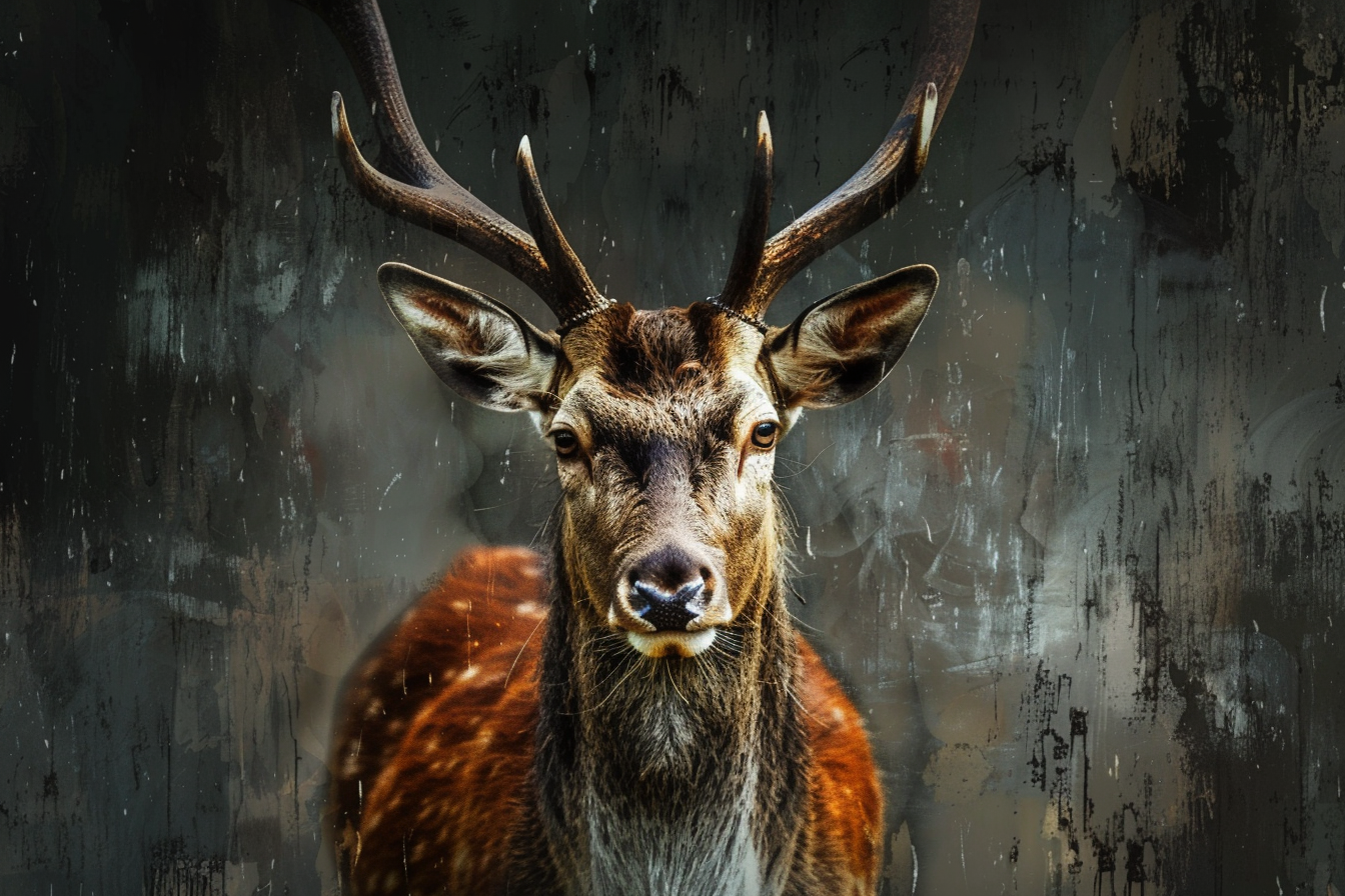 Tableau Cerf Moderne