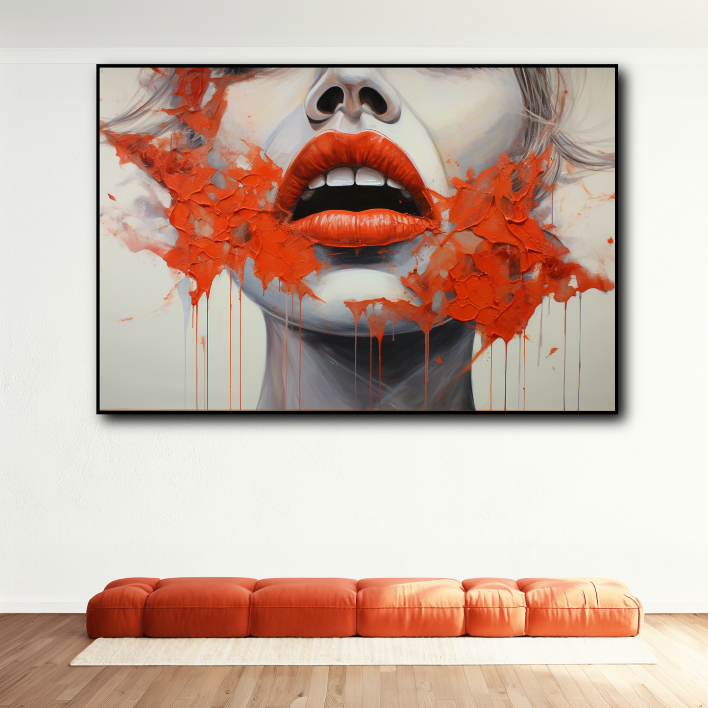 Tableau Bouche Peinture