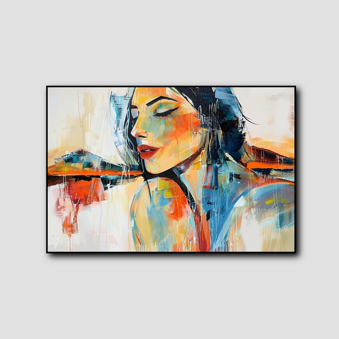 Tableau Femme Abstraite
