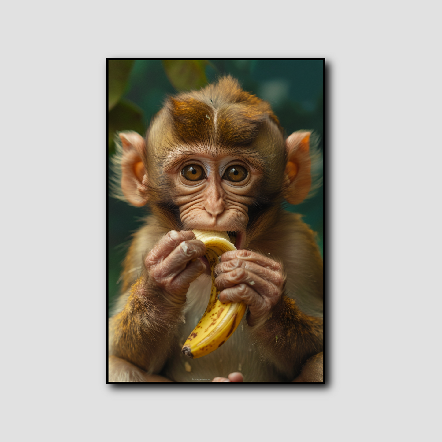 Tableau Singe Banane