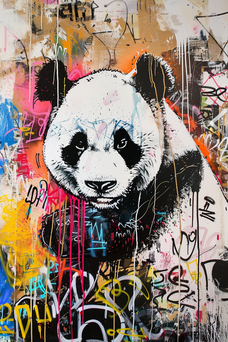 Tableau Street Art Panda
