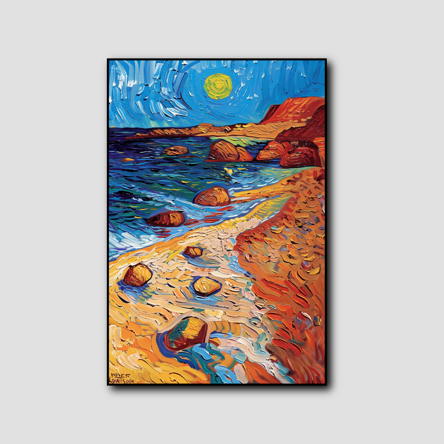 Tableau Sable Coloré