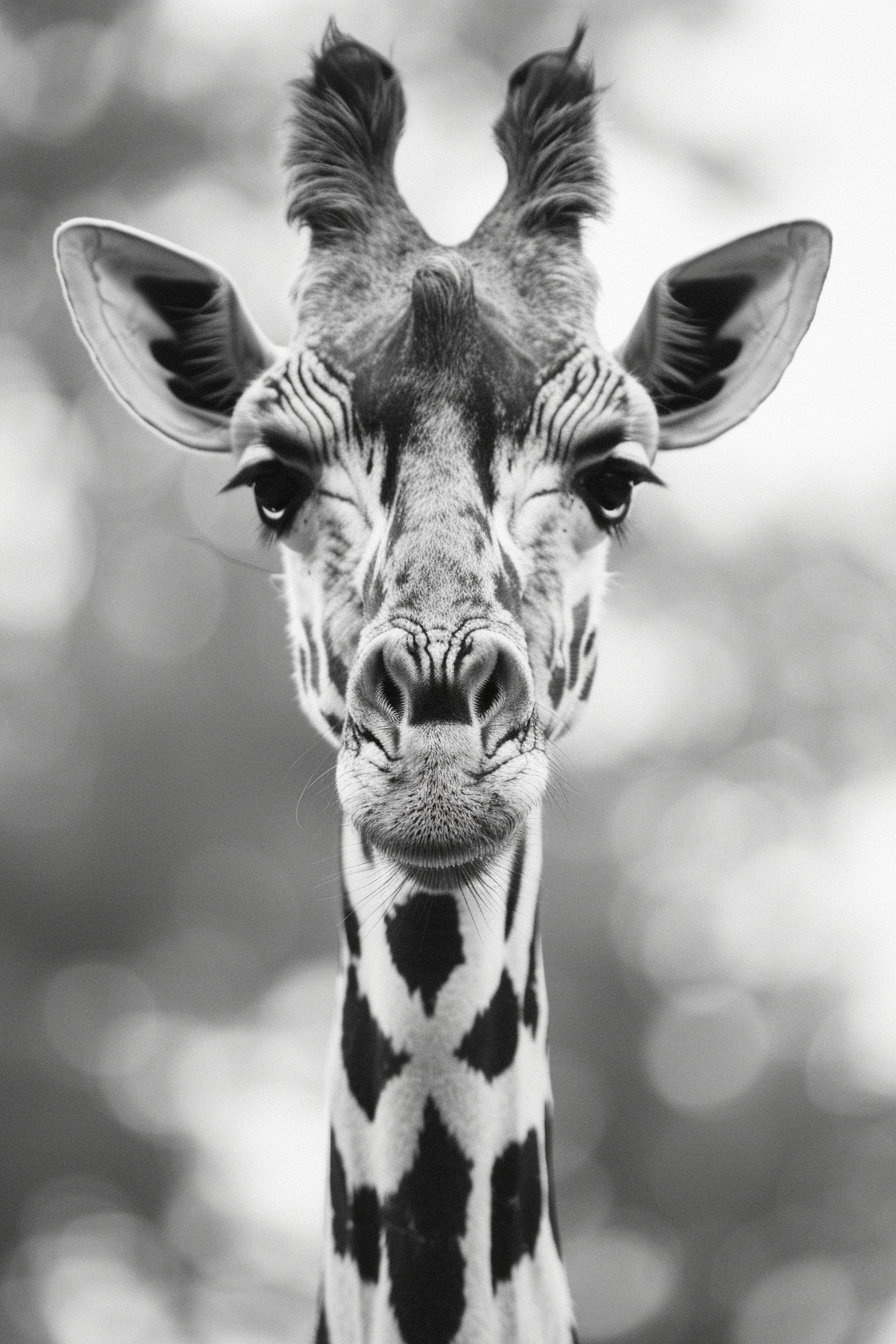 Tableau Dessin Girafe