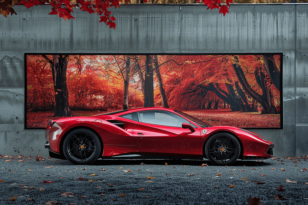 Tableau Ferrari Rouge