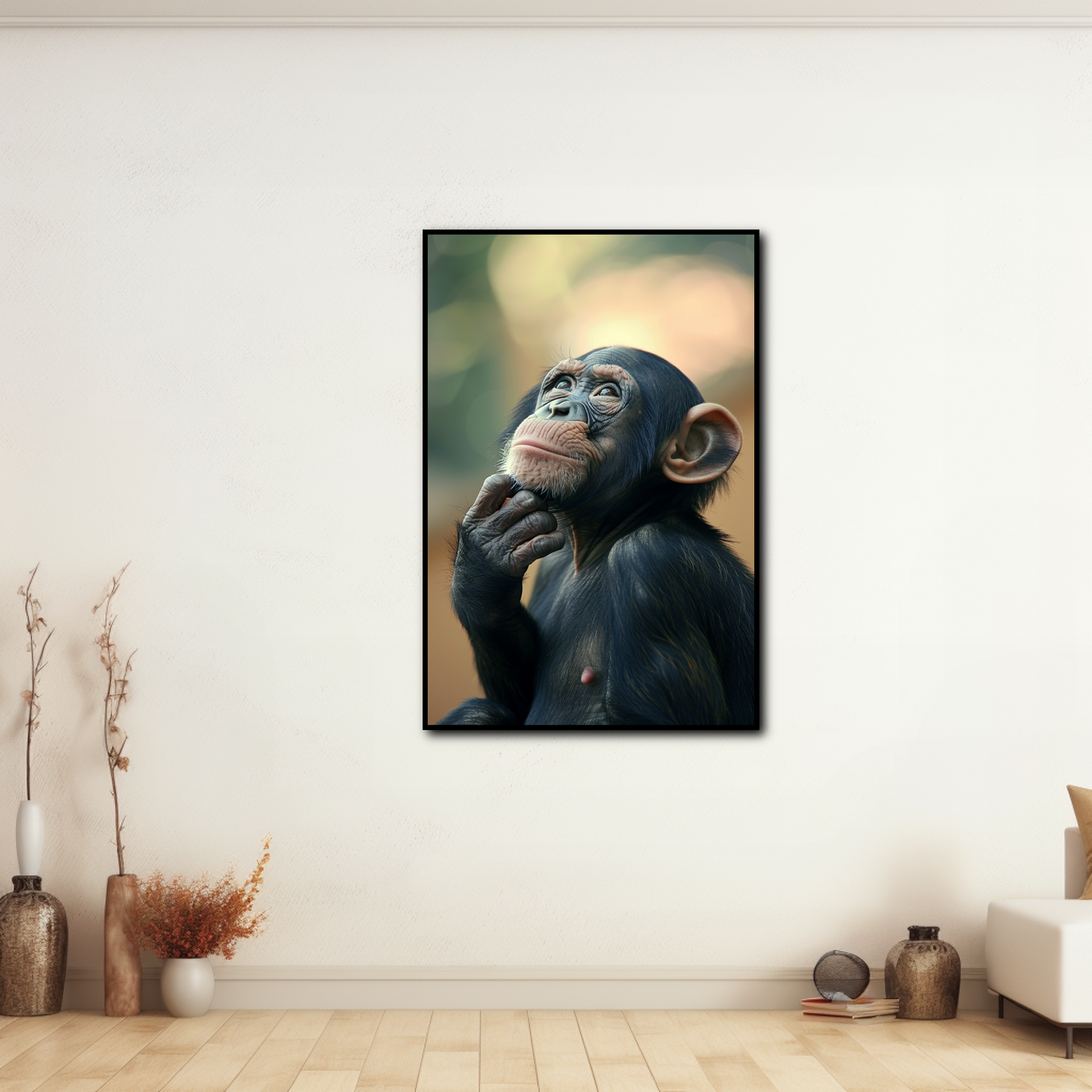 Tableau Singe Penseur