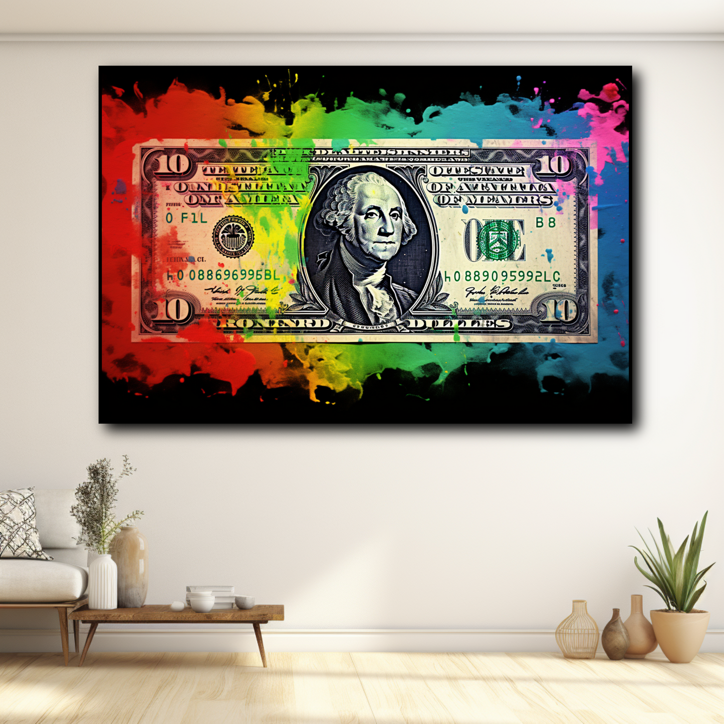 Tableau Pop Art Dollar