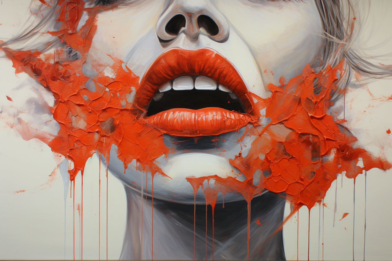 Tableau Bouche Peinture