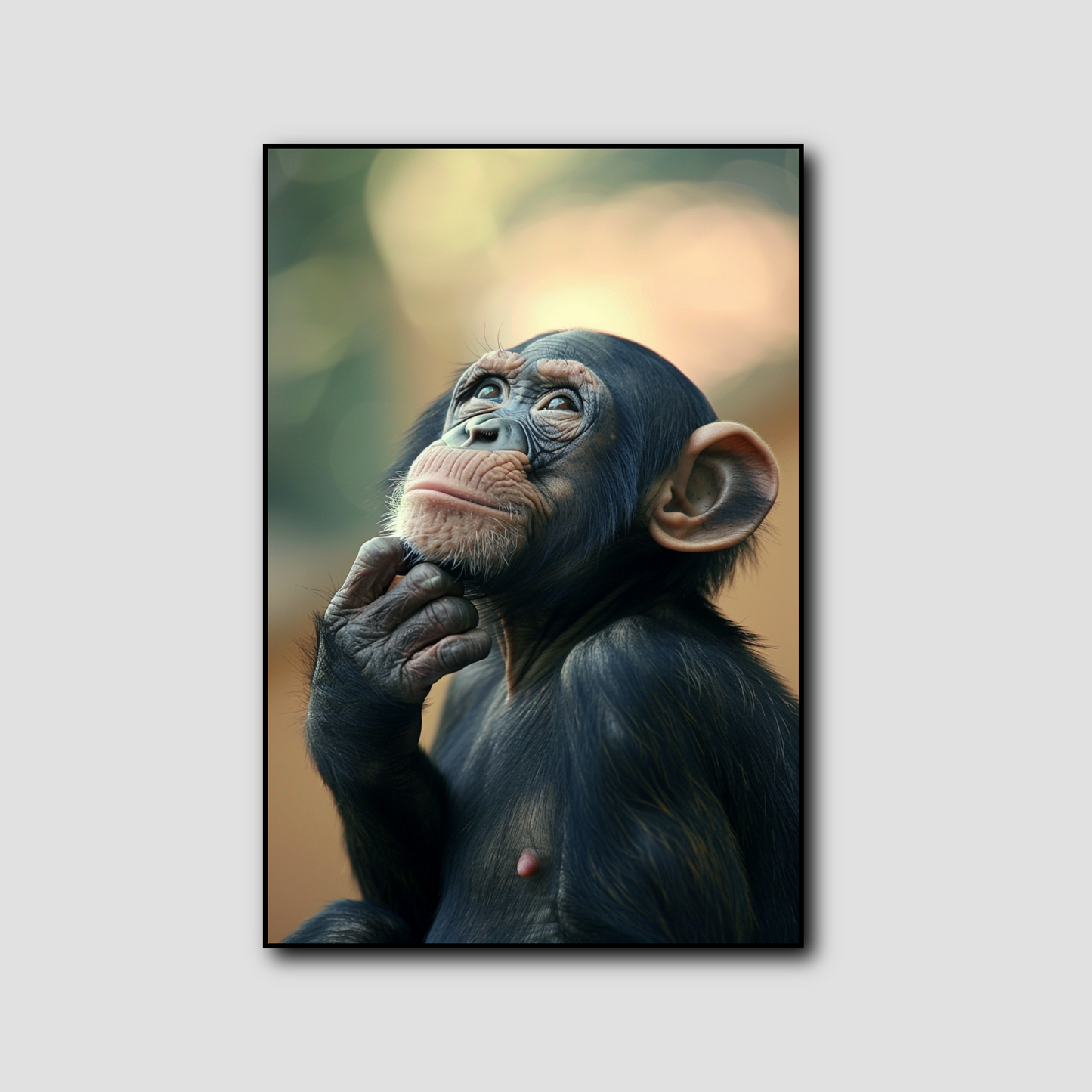 Tableau Singe Penseur