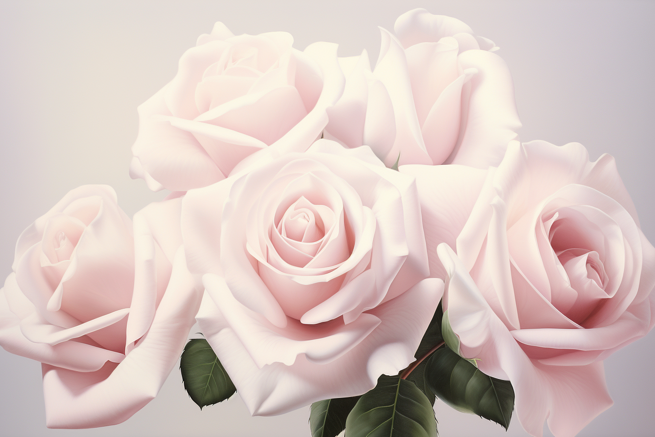 Tableau Scandinave Rose