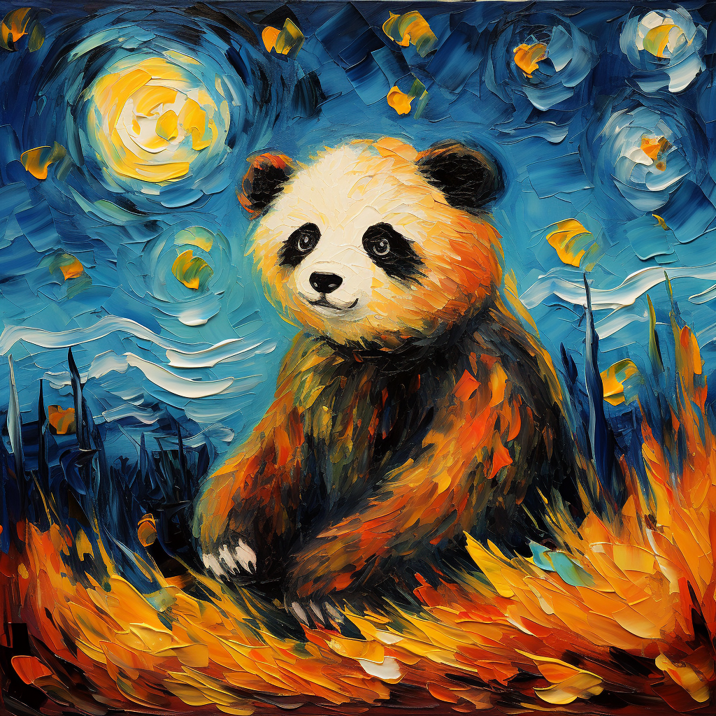 Tableau Panda Bébé