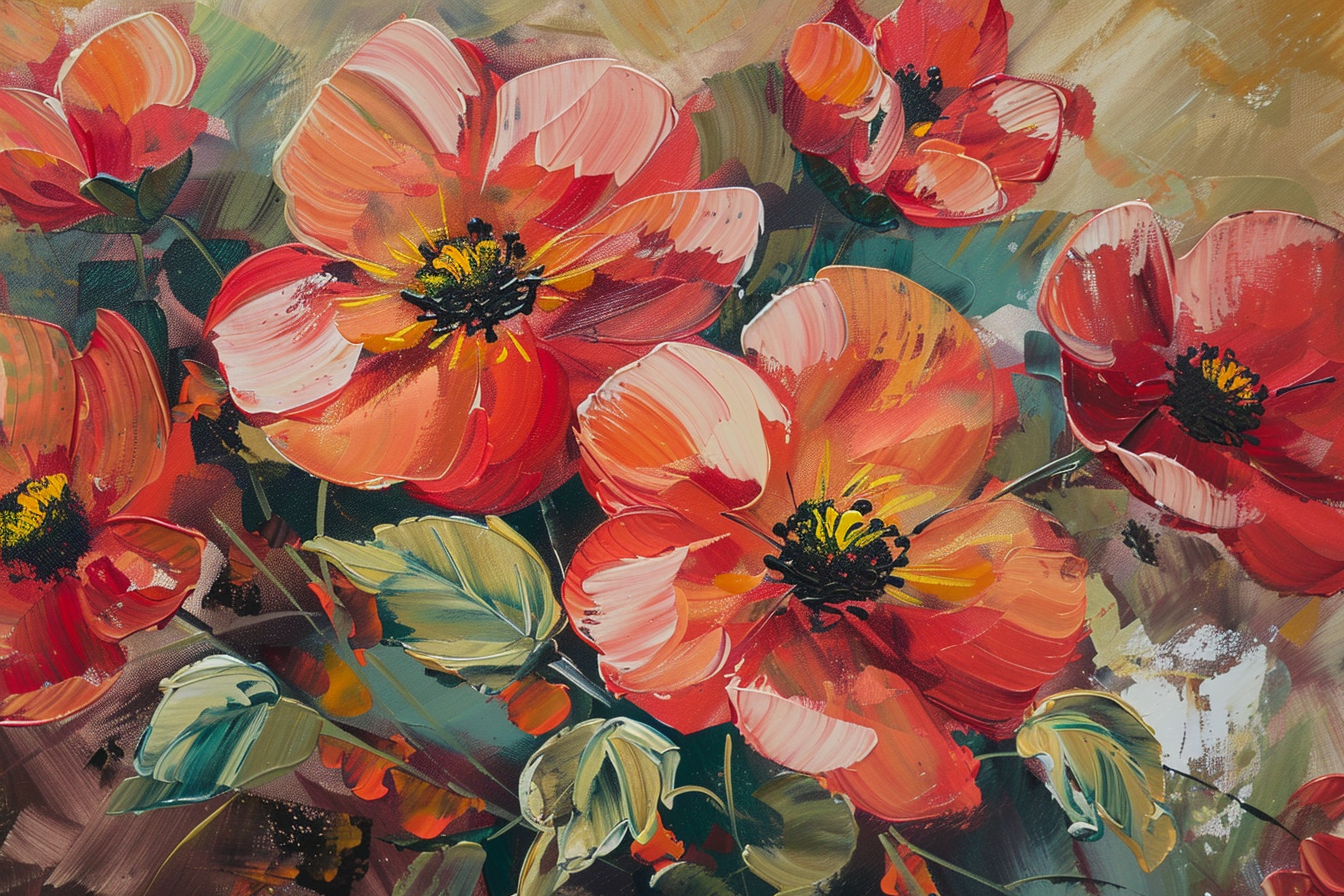 Tableau Fleur Salon