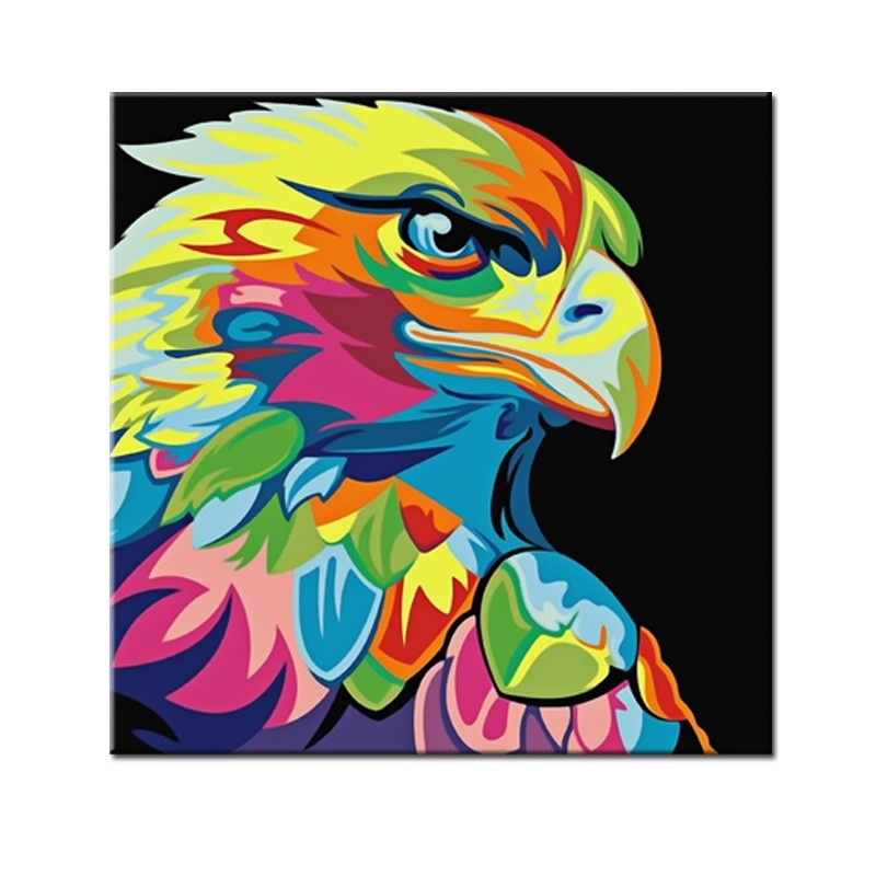 Tableau aigle pop art