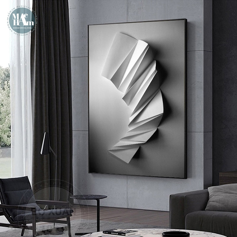 Tableau Design Noir et Blanc-LigneCreator
