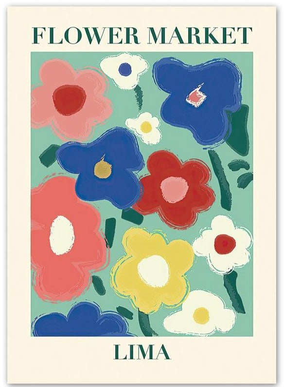 Tableau Fleur Contemporain