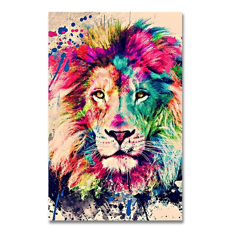 Tableau Lion Nordique