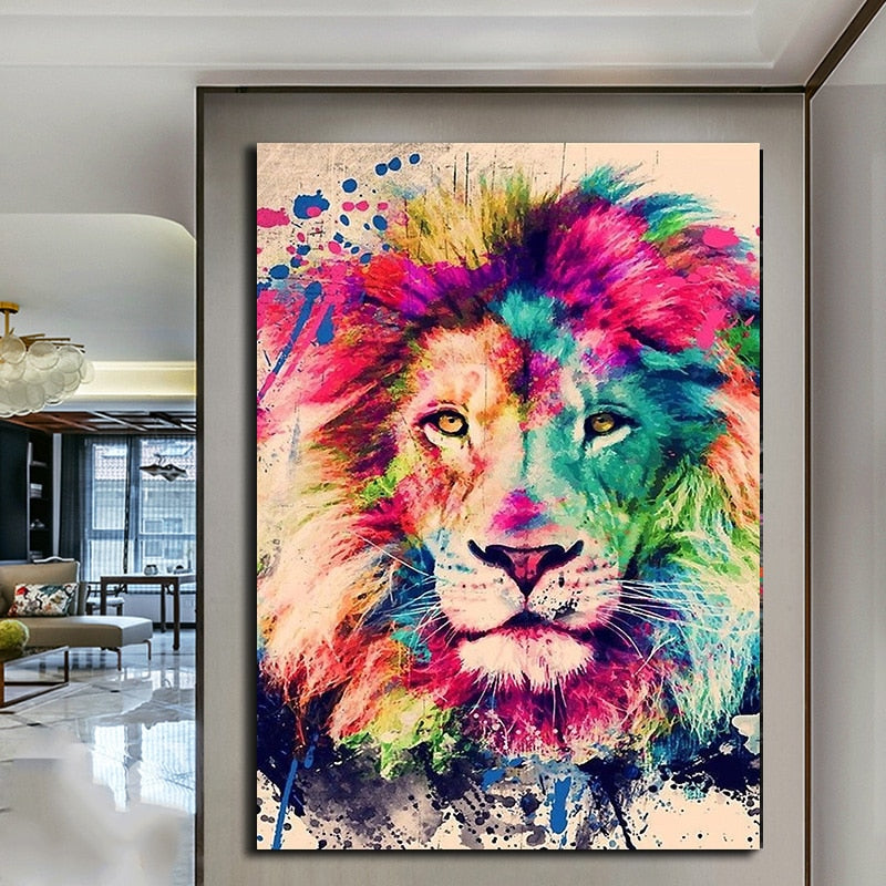 Tableau Lion Nordique