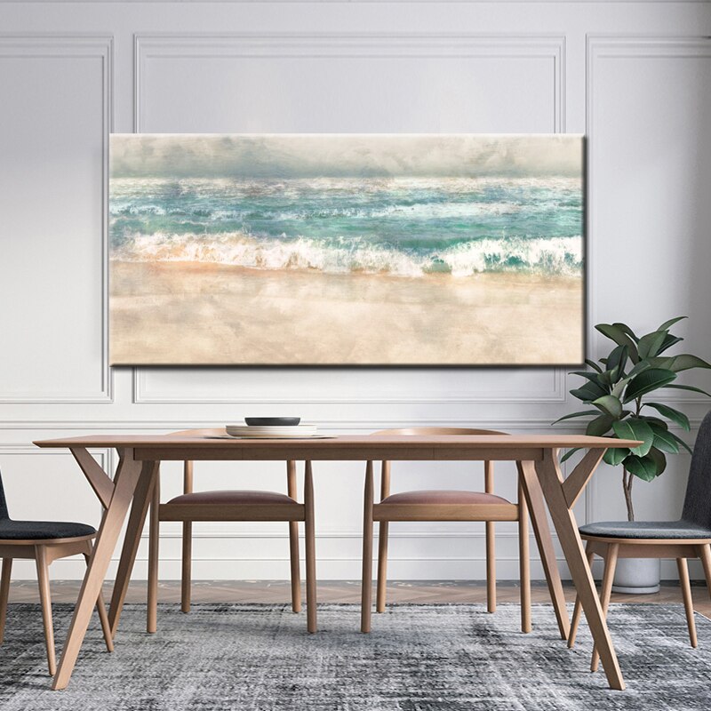 Tableau Mer et Plage Impressionniste
