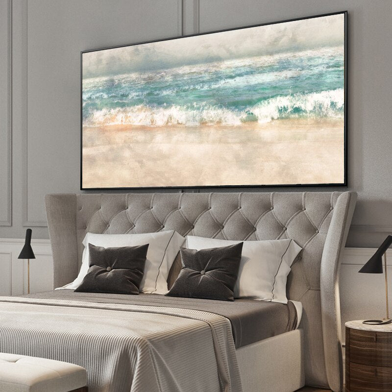 Tableau Mer et Plage Impressionniste