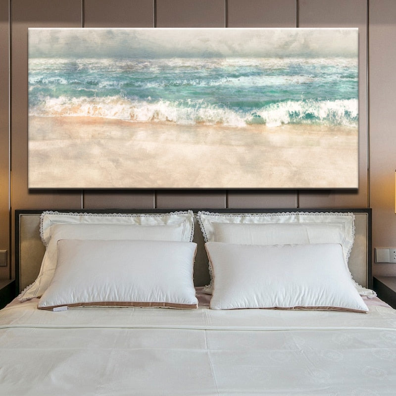 Tableau Mer et Plage Impressionniste