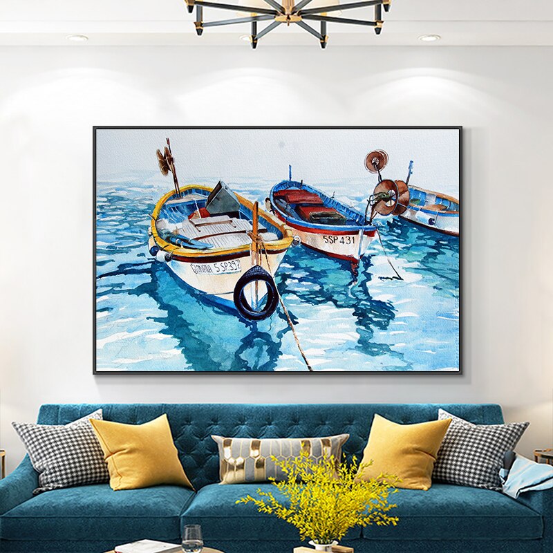 Tableau Mer Turquoise-LigneCreator