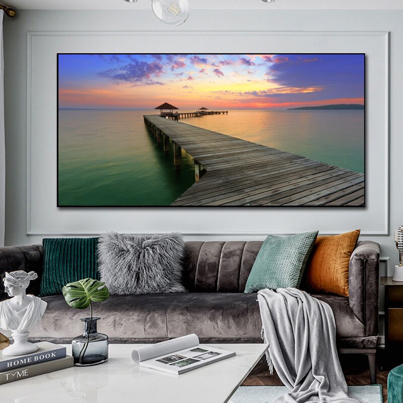 Tableau Moderne Mer Exotique