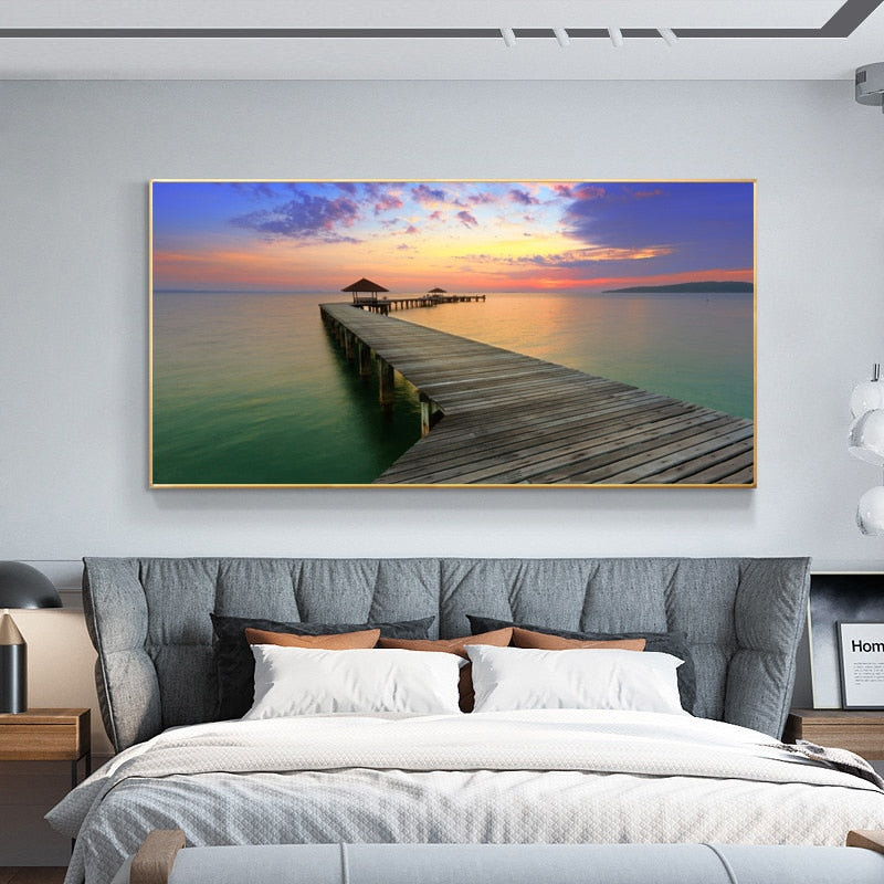 Tableau Moderne Mer Exotique