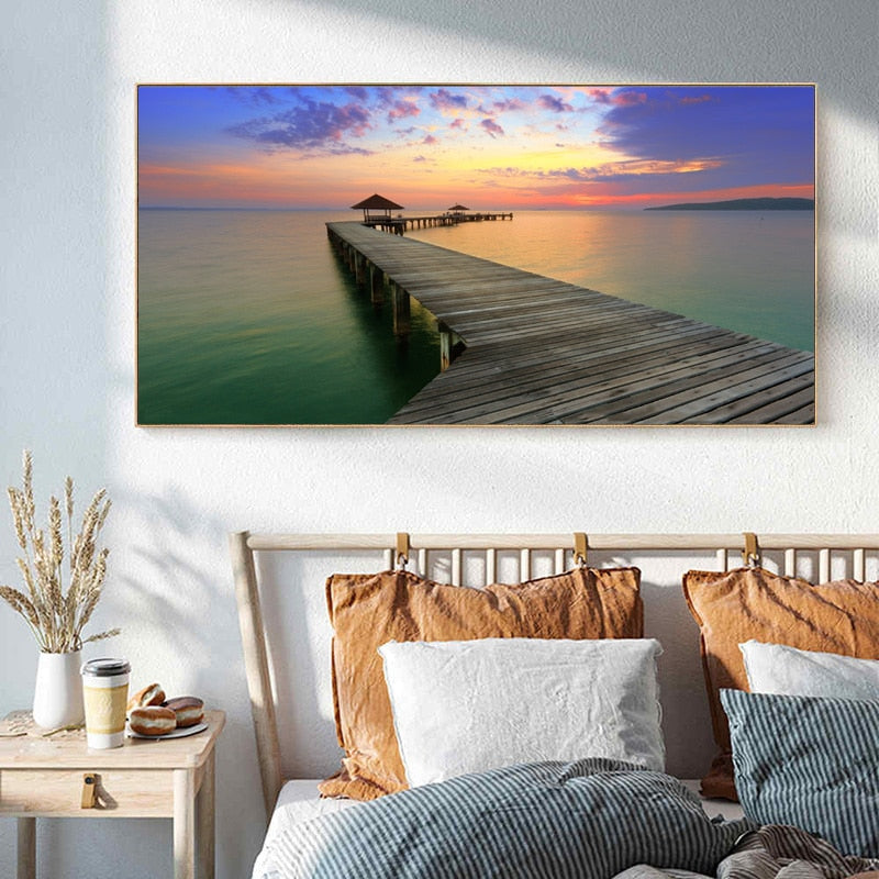Tableau Moderne Mer Exotique