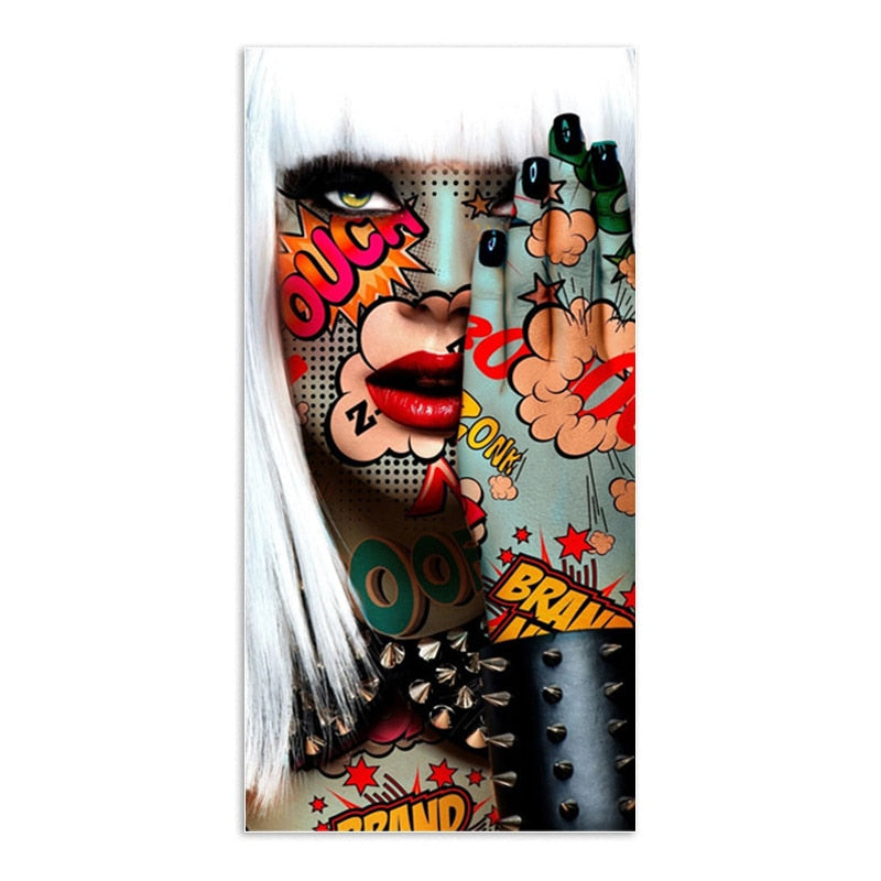 Tableau Mural Genre Pop Art Graffiti-LigneCreator