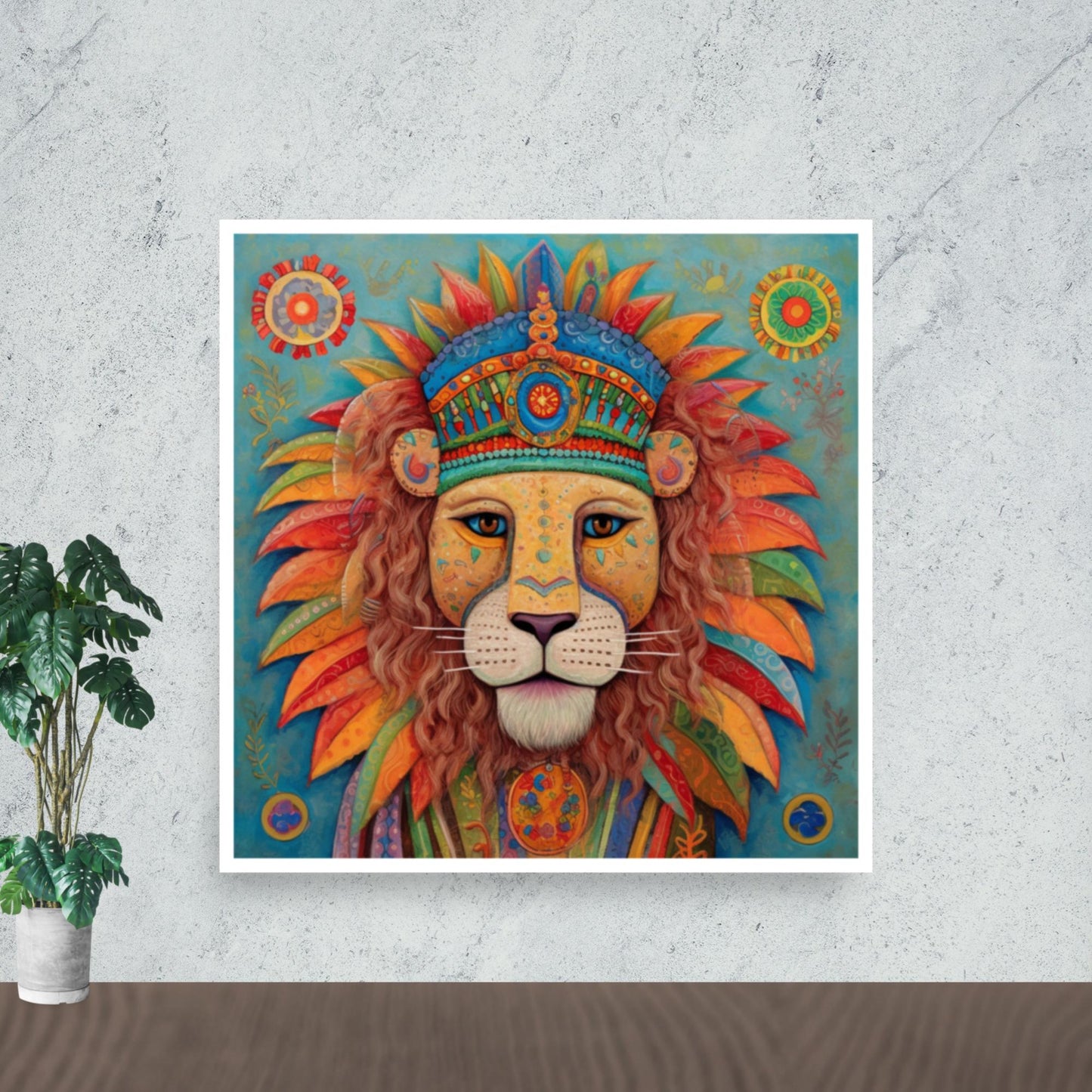 Tableau Original Lion-LigneCreator