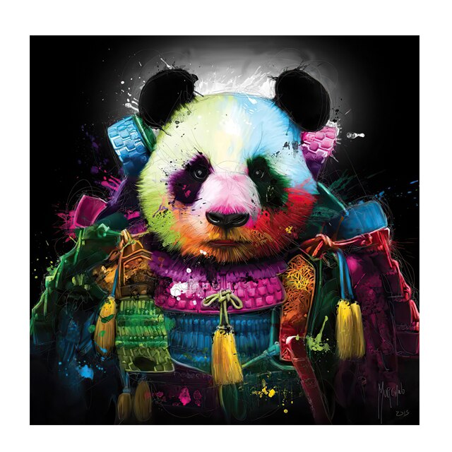 Tableau panda pop art