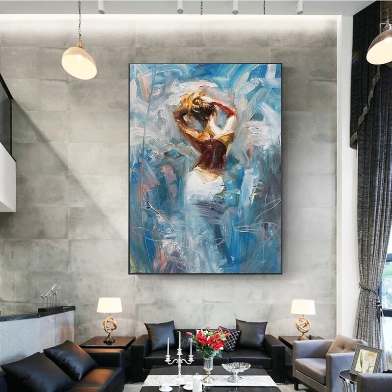 Tableau Peinture Abstrait Femme