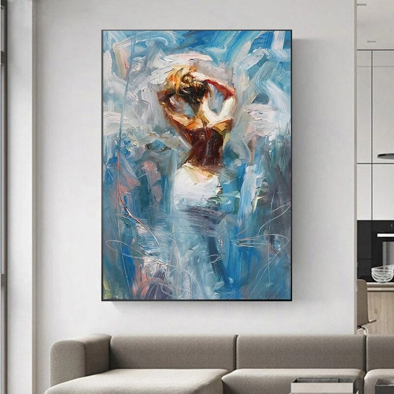 Tableau Peinture Abstrait Femme
