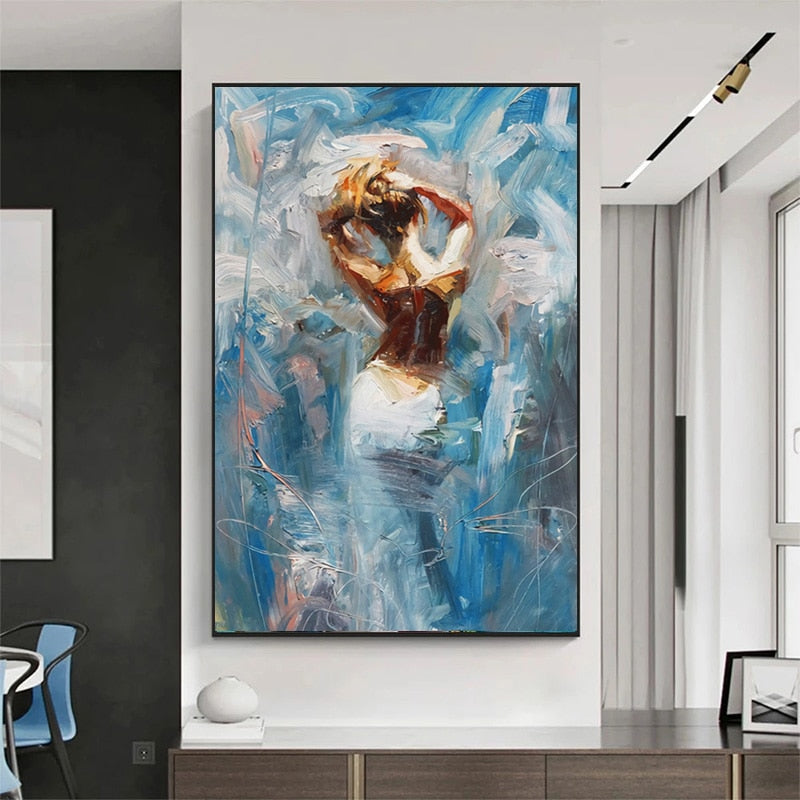 Tableau Peinture Abstrait Femme