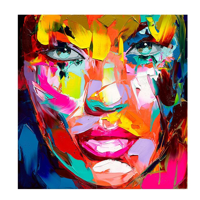 Tableau Peinture Visage Femme