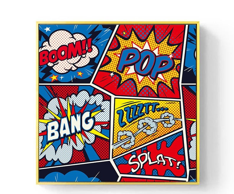 Tableau pop Art Bande Dessiné