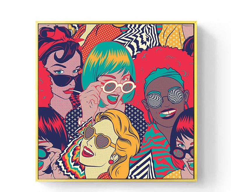 Tableau Pop Art Coloré