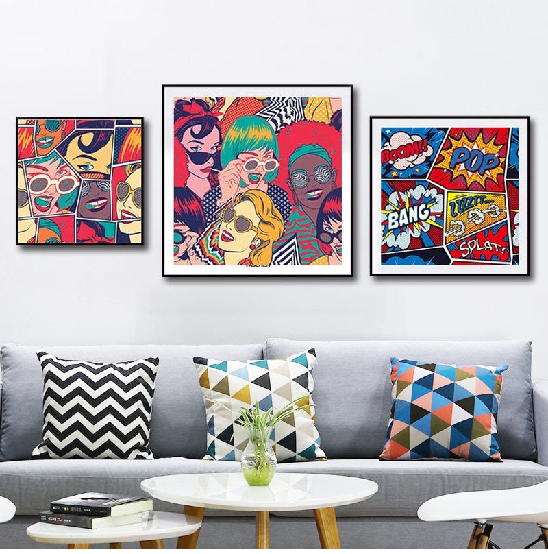 Tableau Pop Art Coloré