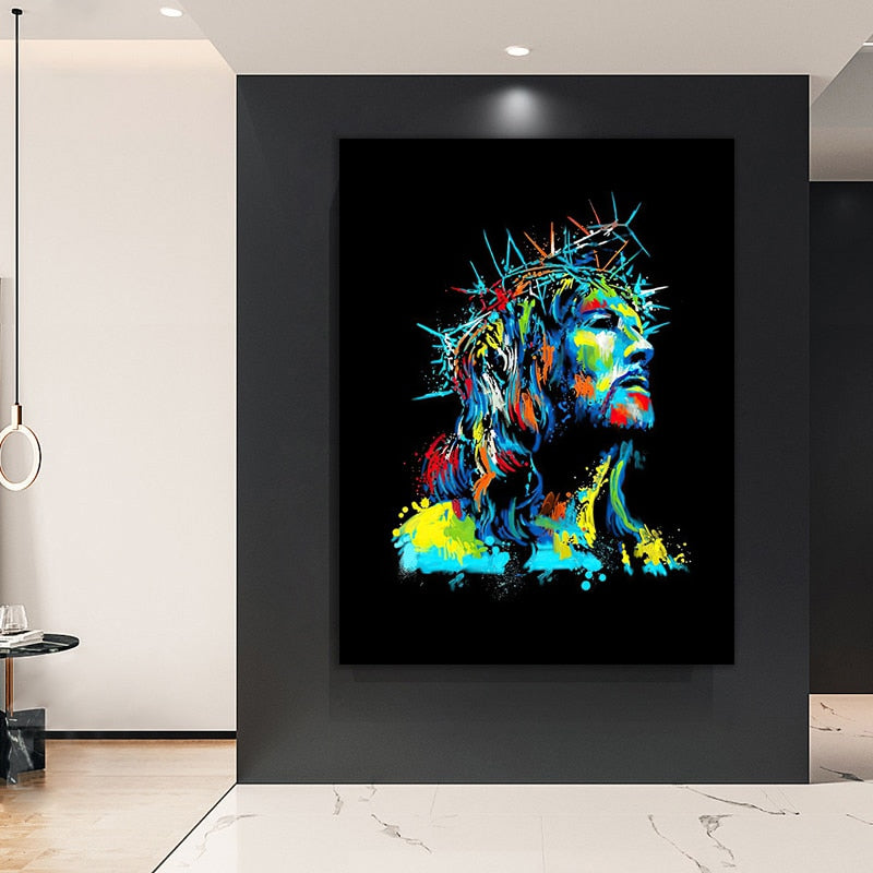 Tableau Pop Art Jésus Christ