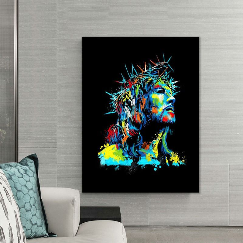 Tableau Pop Art Jésus Christ