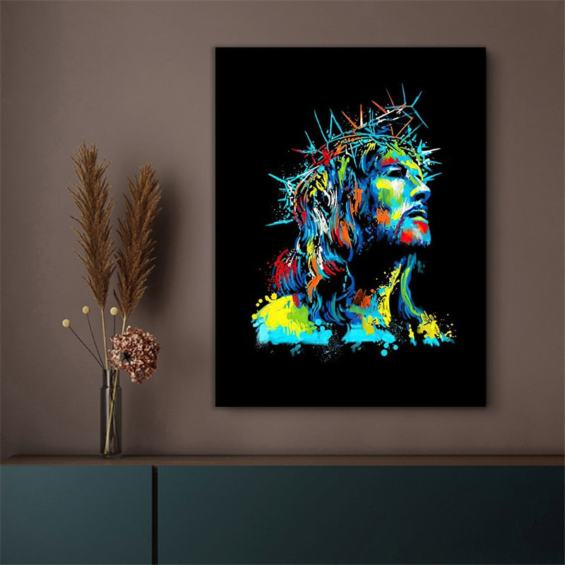 Tableau Pop Art Jésus Christ