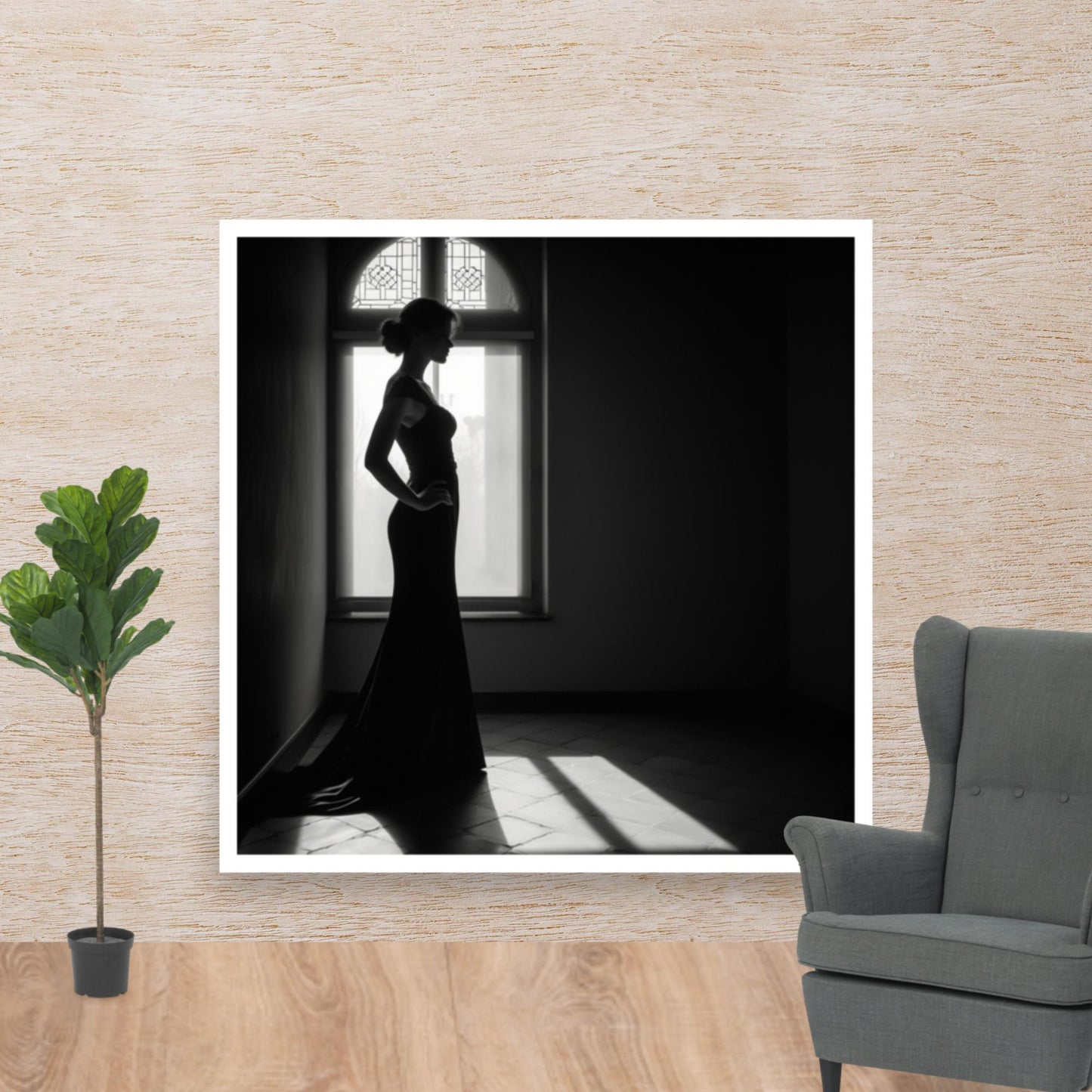 Tableau Silhouette Femme-LigneCreator