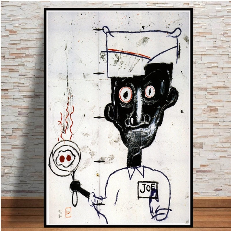 Tableau Street Art Graffiti Basquiat-LigneCreator