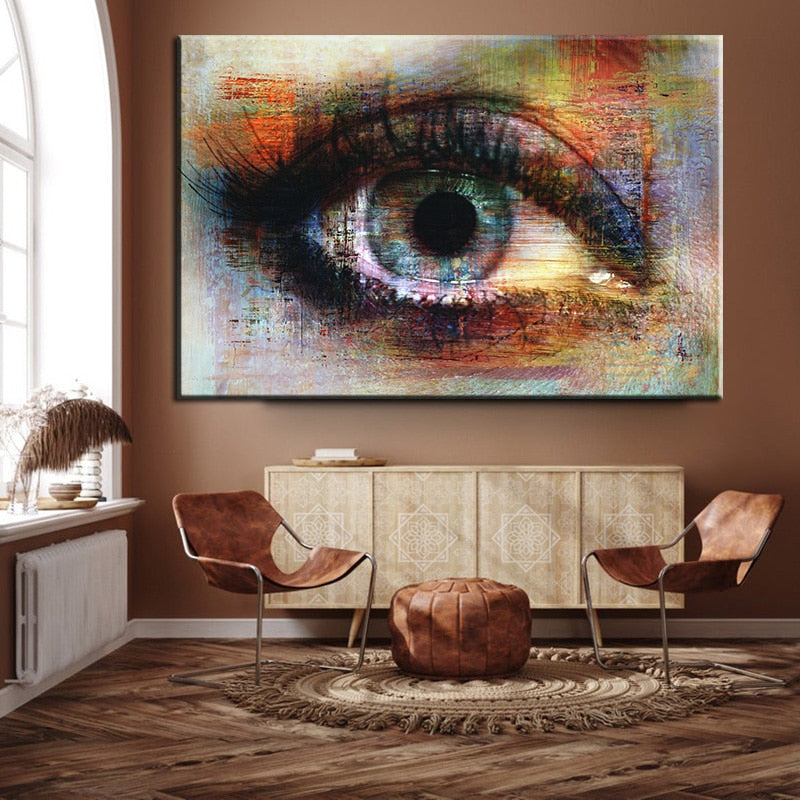 Tableau Street Art Oeil-LigneCreator