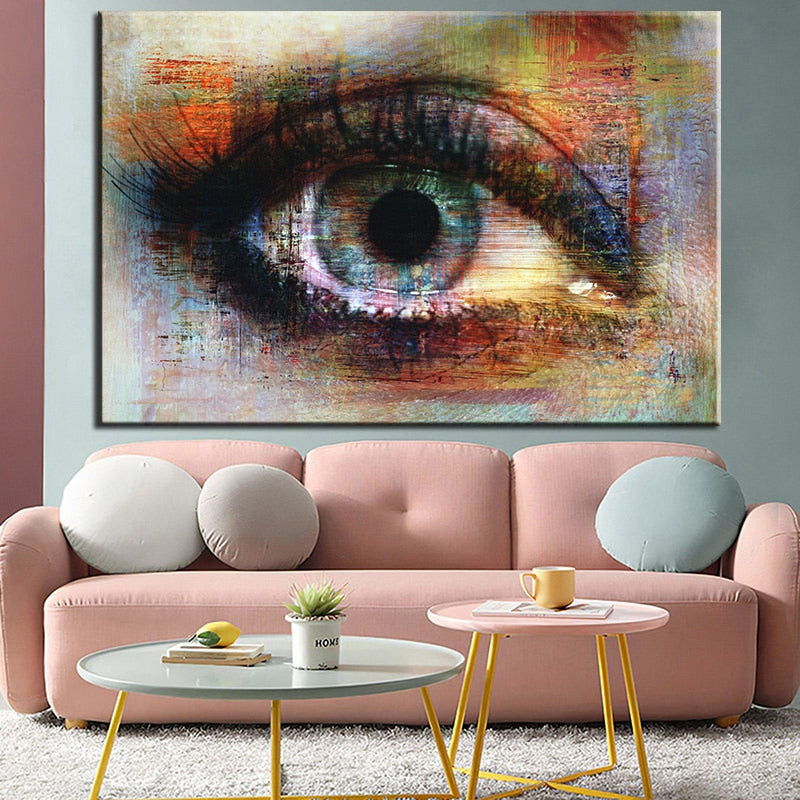 Tableau Street Art Oeil-LigneCreator